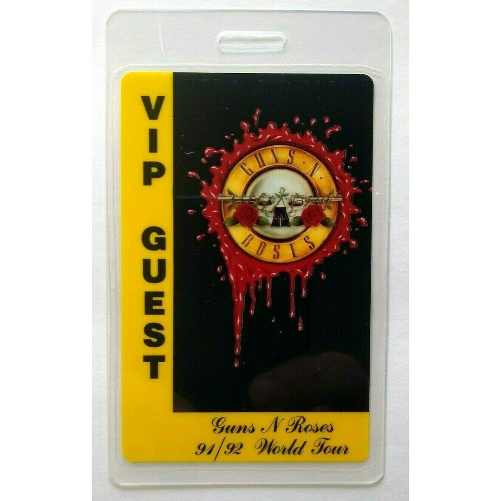 Guns N Roses Use Your Illusion Backstage Pass VIP Original 91/92 Hard Rock Music